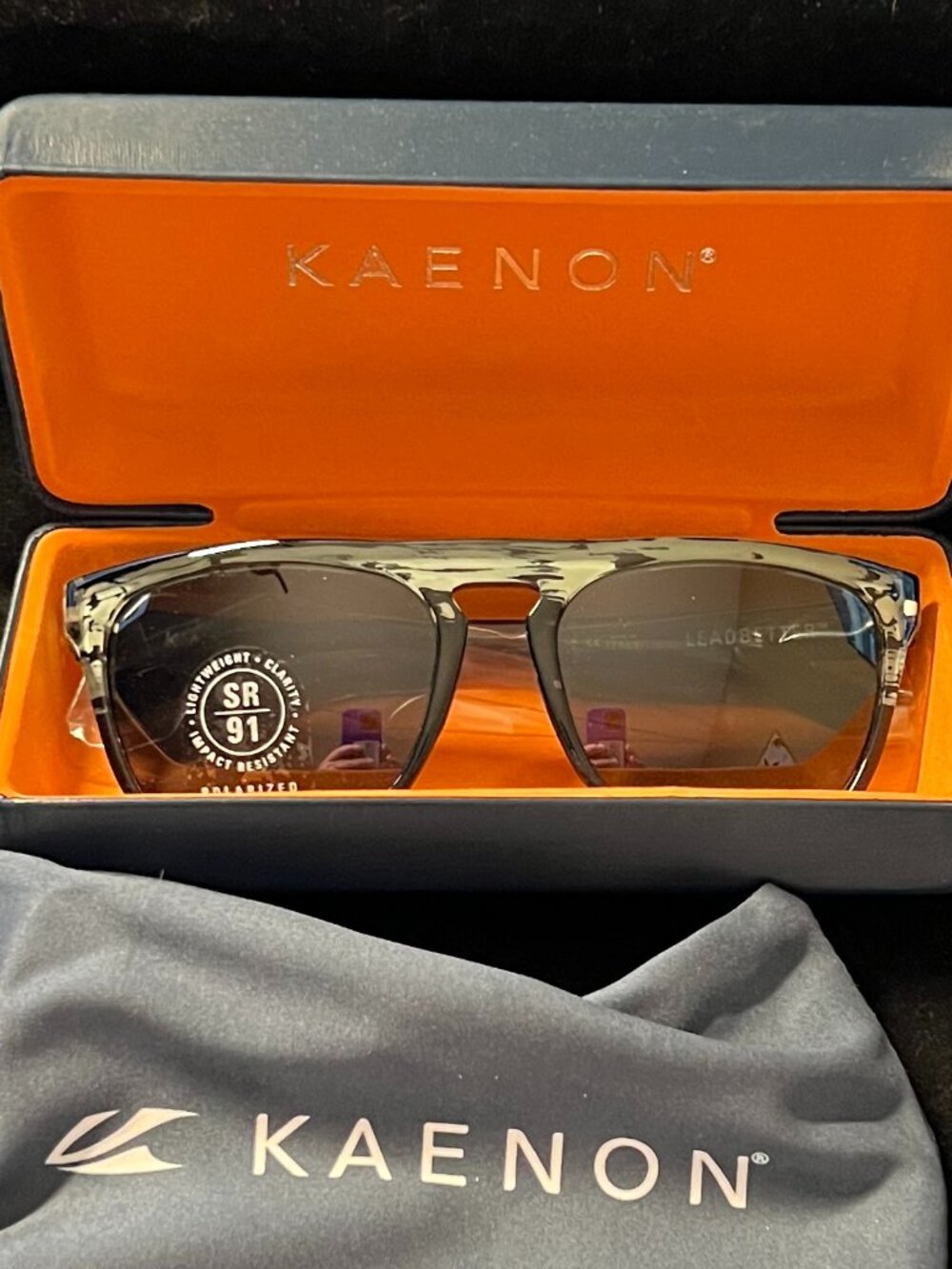 Kaenon Leadbetter Deep Ocean/Nickel Polarized Unisex NIB